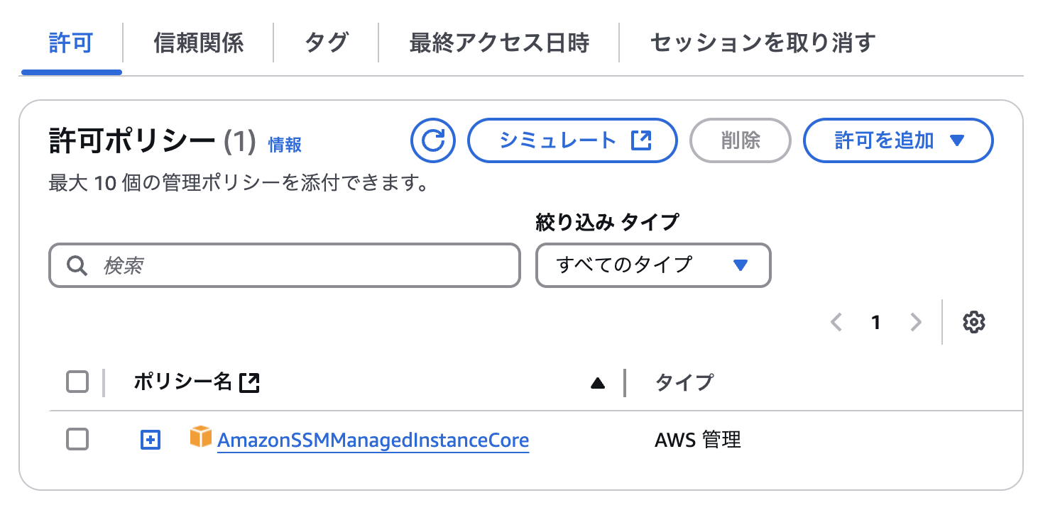 AmazonSSMManagedInstanceCore